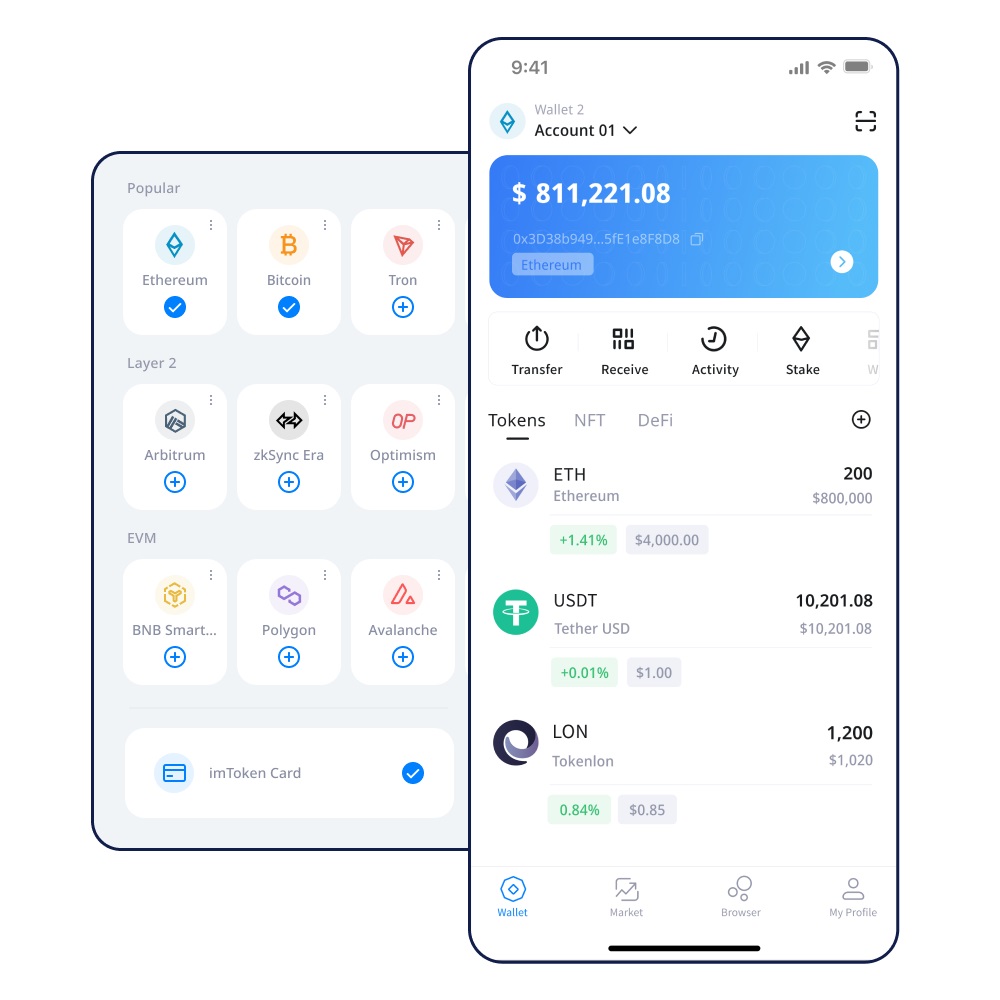 imtoken钱包的usdt地址